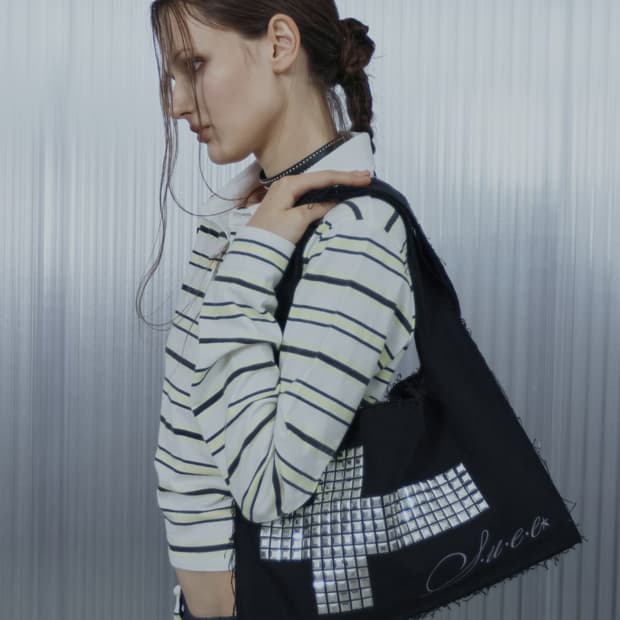 셋업이엑스이 TWO-WAY RAW CROSSBAG