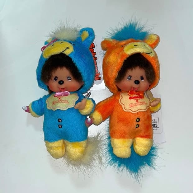 몬치치 유후인 한정판 말 키링 세트