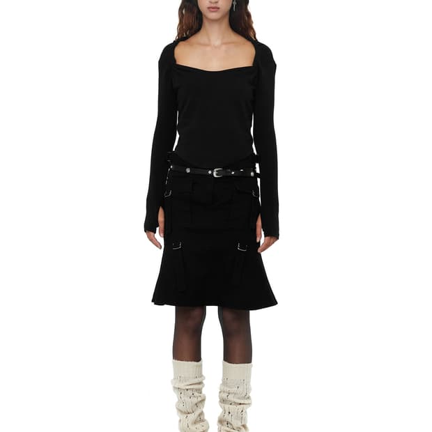 세릭 카고 스커트