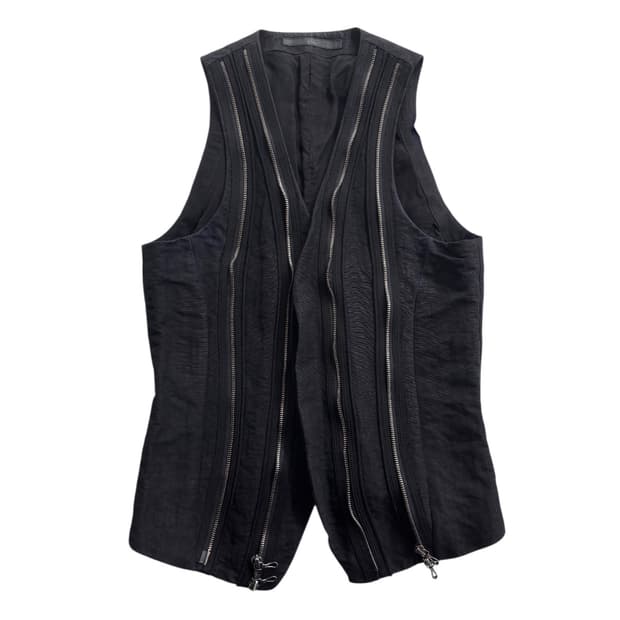 (예약) 율리우스 10ss 멀티 지퍼 베스트