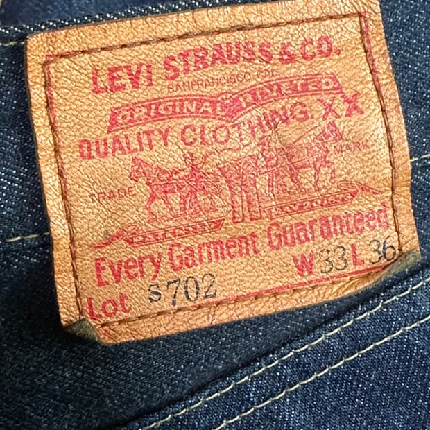 [초희귀/컬렉터피스] LVC 일본판 S702-XX 'No-Tab' 리지드