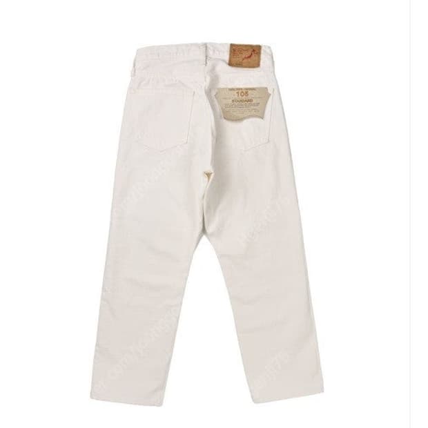 orSlow women 105 90’s 화이트 데님팬츠
