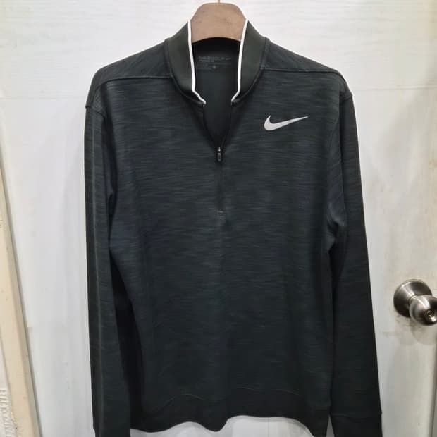 100,L )) NIKE GOLF 나이키 골프 반집업 긴팔티셔츠!~
