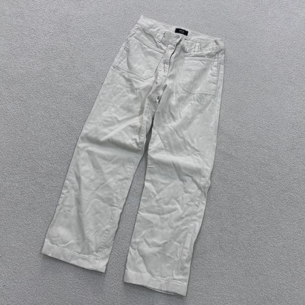 26 A.P.C 여성 화이트 데님 팬츠 0506E