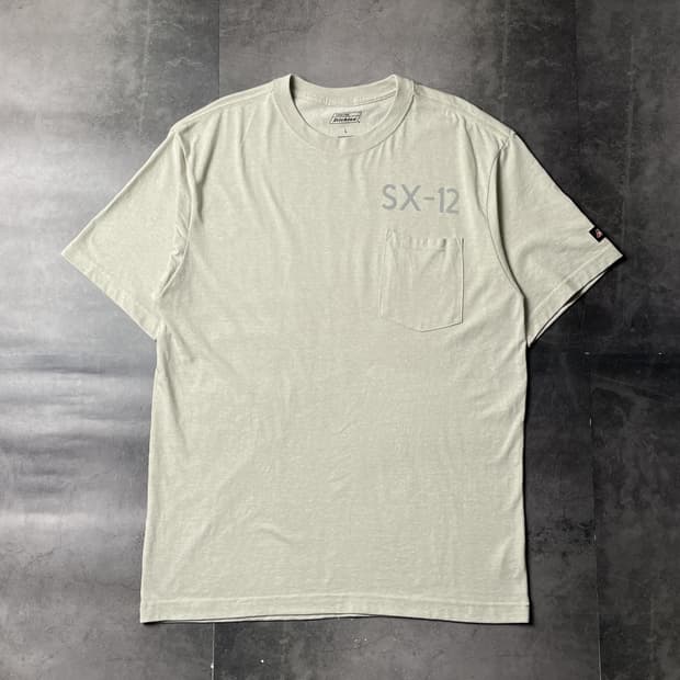 DICKIES 디키즈 베이지 프린팅 반팔 티셔츠 A01021