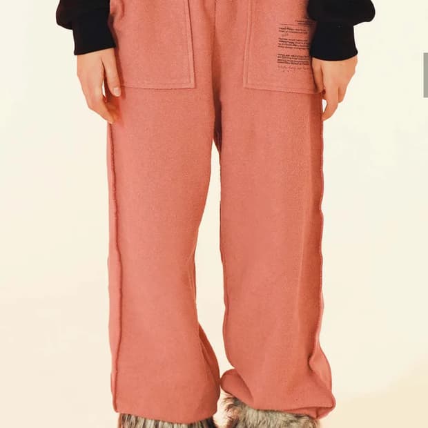 네스티 팬시클럽 쿠씨 스웻팬츠 인디 핑크 (one size)