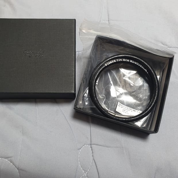 새상품 언더커버 가죽 팔찌