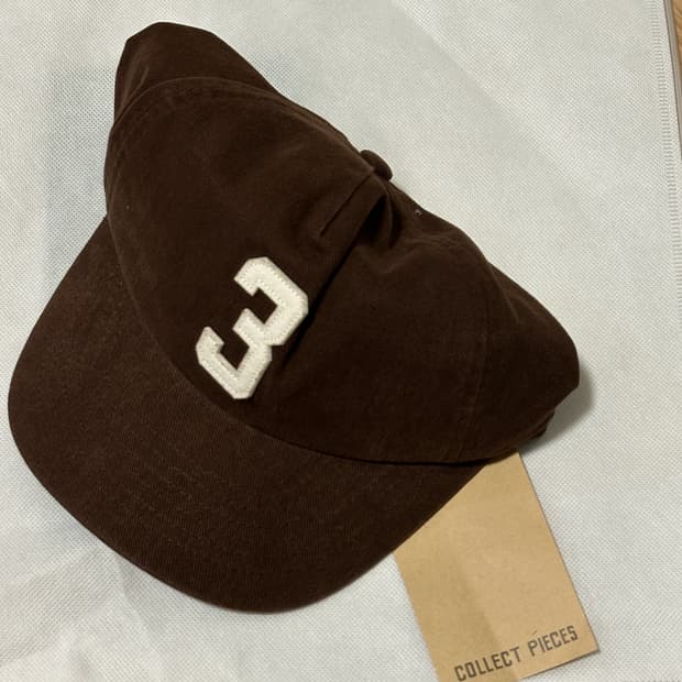 컬렉트피시스 모자 3 볼캡 브라운 새상품 수량 6개