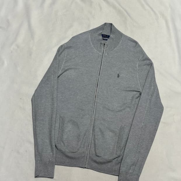 M 폴로랄프로렌 피마코튼 니트 집업