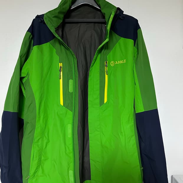 에글 AIGLE 그린 바람막이 자켓