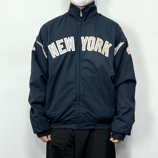 마제스틱 뉴욕 양키스 베이스볼 바시티 자켓