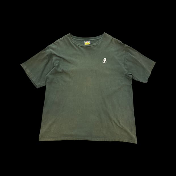 베이프 × 마스터마인드 재팬 스컬 로고 티셔츠