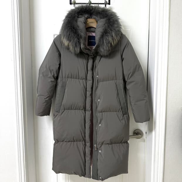 90사이즈 빈폴 레이디스 구스 롱패딩