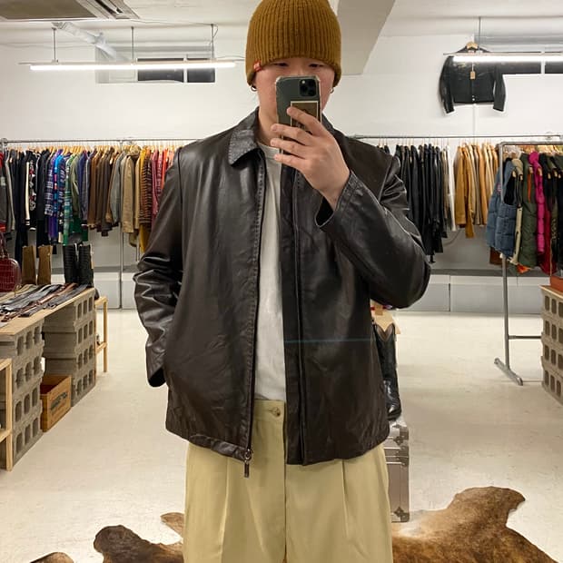 BALMAIN leather jacket 발망 레더 자켓