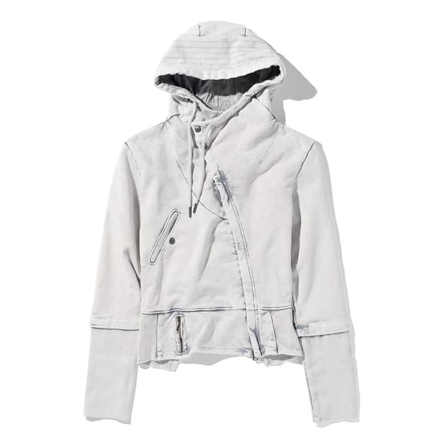 미스치프 후드집업 washed gray