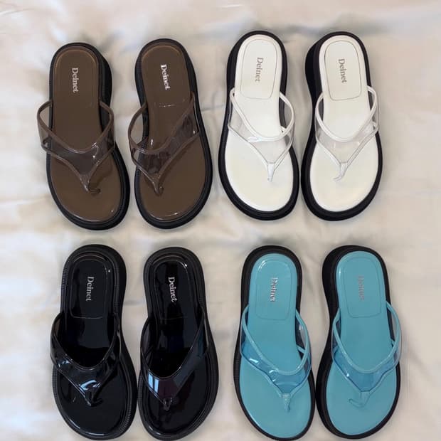 다이닛 Flip Flop in White