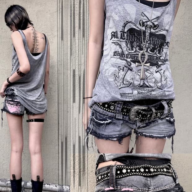Salvage Gliter Detail Sleeveless