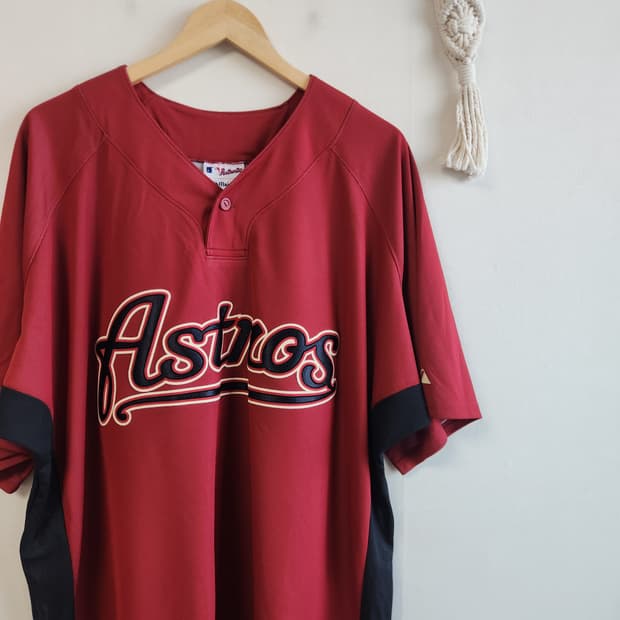 새상품) 마제스틱 휴스턴 아스트로 야구져지 2XL