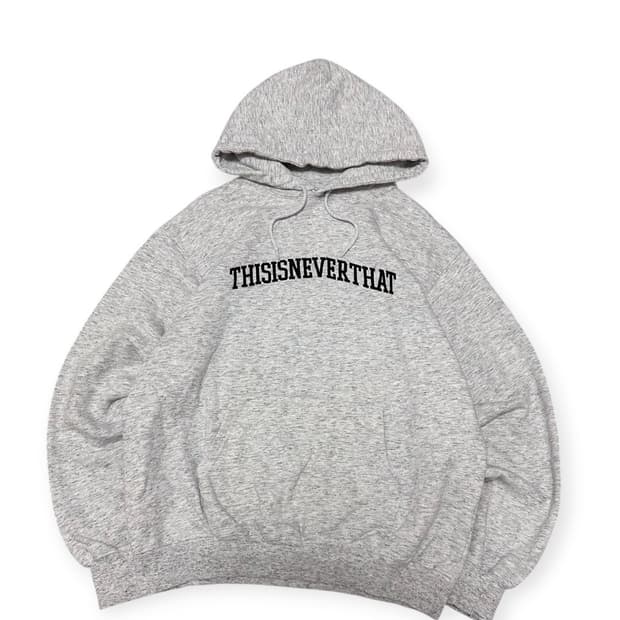 디스이즈네버댓 회색 후드티