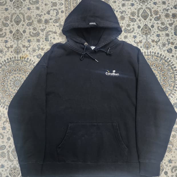 커버낫 X 스누피 피너츠 콜라보 후드티 L