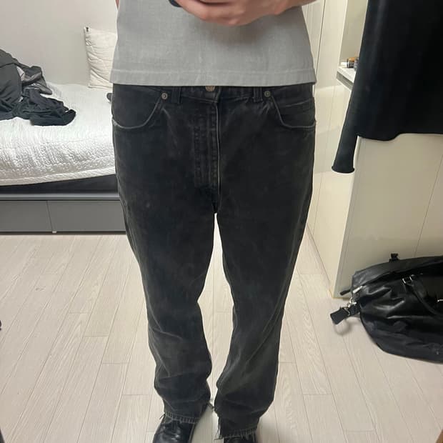 리바이스 흑청 619 오렌지탭