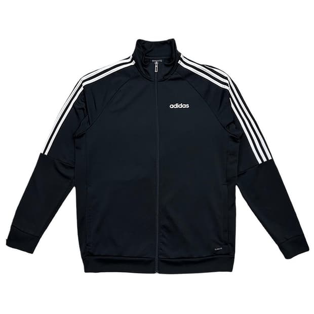 아디다스 블랙 트랙탑 져지 XL