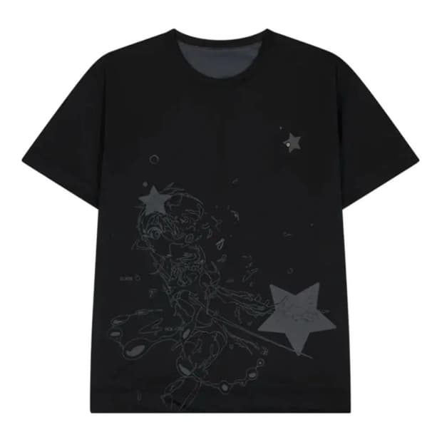 오호스x NOITOW SHU Reversible Mesh T-shirt