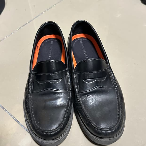 락포트 모던프렙 페니 로퍼 6.5w (245 와이드) 블랙