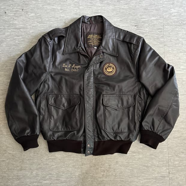 A-2 항공 가죽 자켓 MADE IN USA