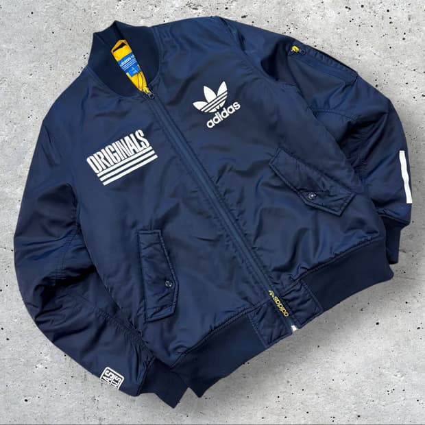 [100] 아디다스 파이어버드 오리지널스 네이비 봄버 자켓 C573