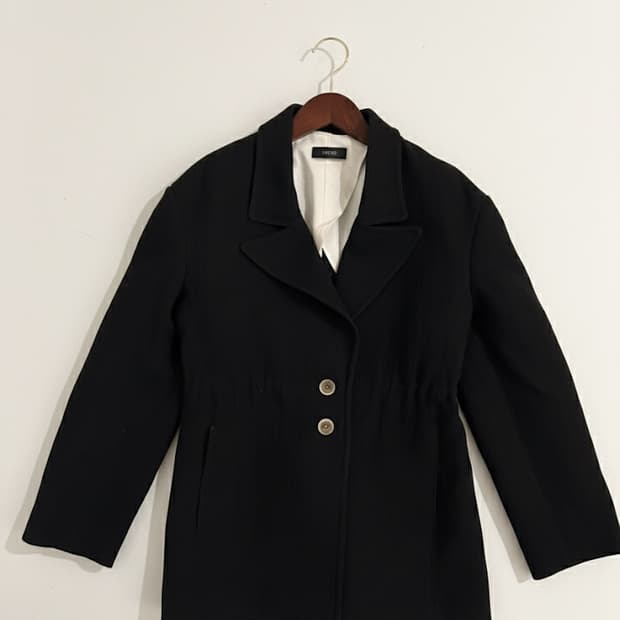 [LEBEIGE] 블랙 코튼&린넨 자켓