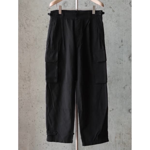 [3]코모리 프랑스군 M47 블랙 6포켓 카고팬츠