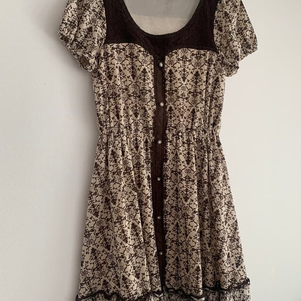 엑시즈팜 axes vintage  미니 원피스 (급처)