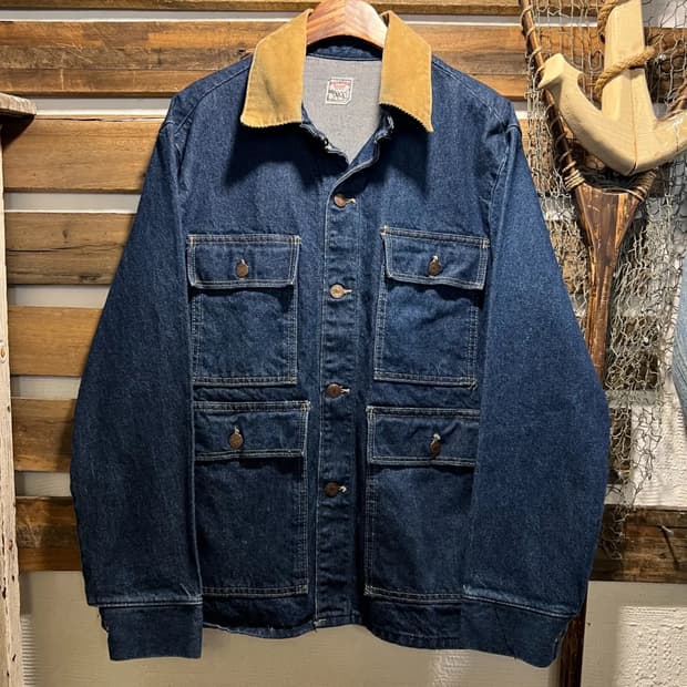 [L]90's POINTER 포인터 USA Made 데님 초어 자켓