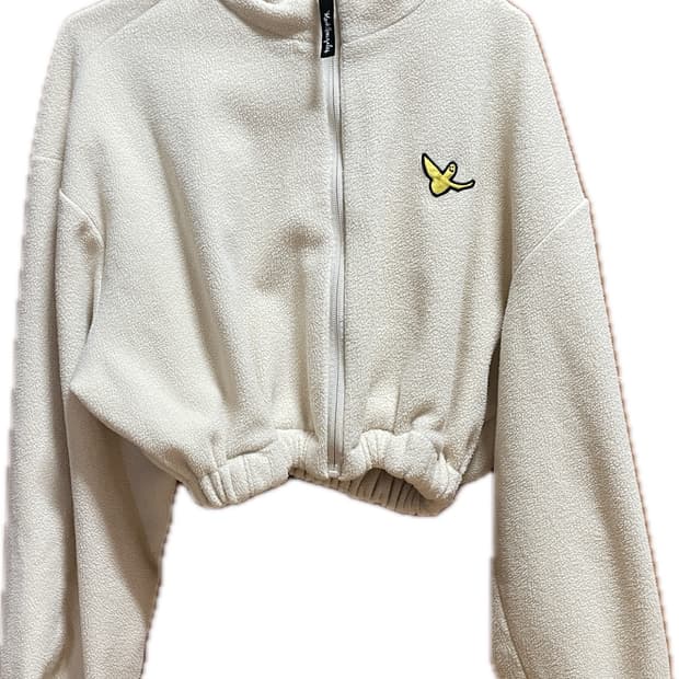 마크곤잘레스(MARK GONZALES) 아이보리 플리스 자켓 후리스 집업