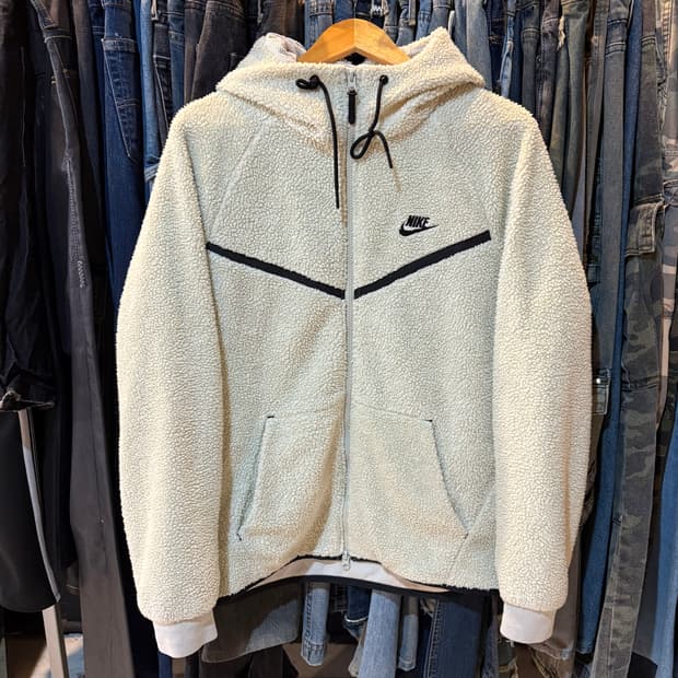 나이키 테크플리스 양털 후드 후리스자켓