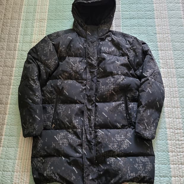 캘빈클라인 퍼포먼스 CKP 덕다운 패딩코트 M 105사이즈