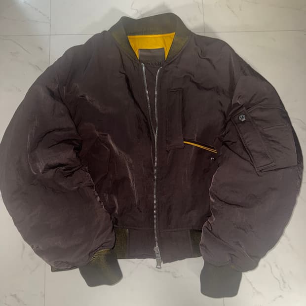 솔리드 옴므 리버시블 봄버 자켓 xl