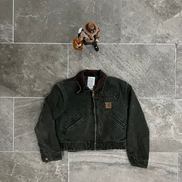 (M) 칼하트 디트로이트 보이즈 자켓 YYJ97 MOS 모스그린