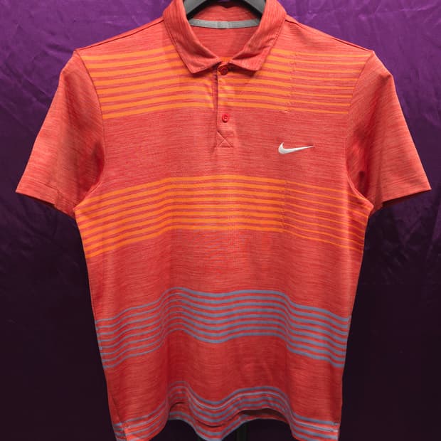 나이키 골프 스트라이프 카라 반팔티 100