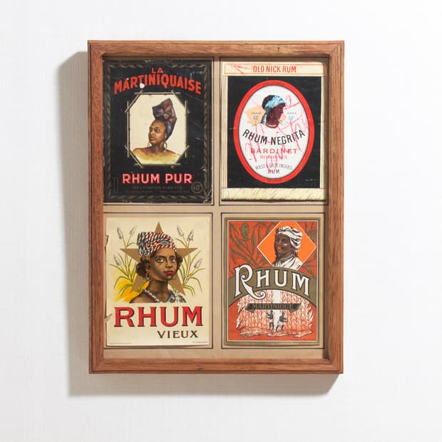 Rhum 빈티지 라벨 액자 핸드메이드
