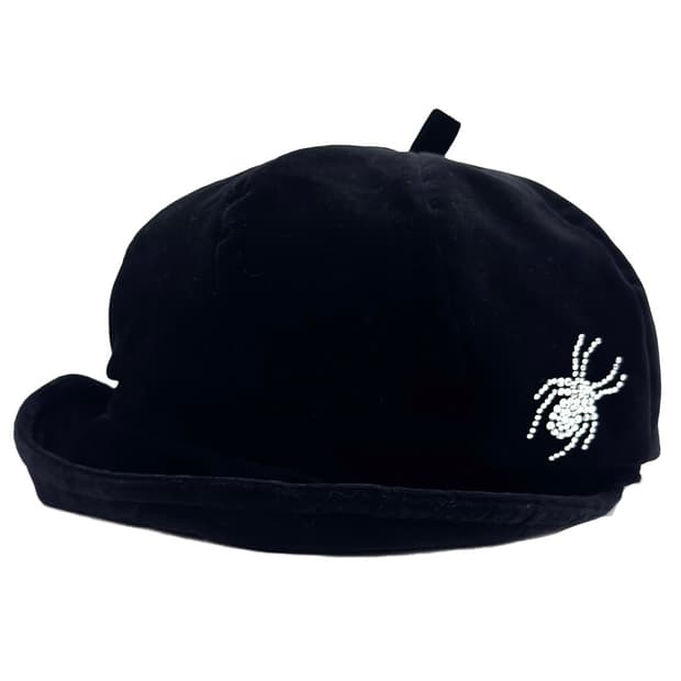 Hysteric Glamour Velvet Newsboy Cap