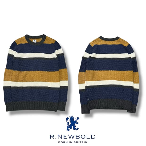 알 뉴볼드 스트라이프 니트 s08666