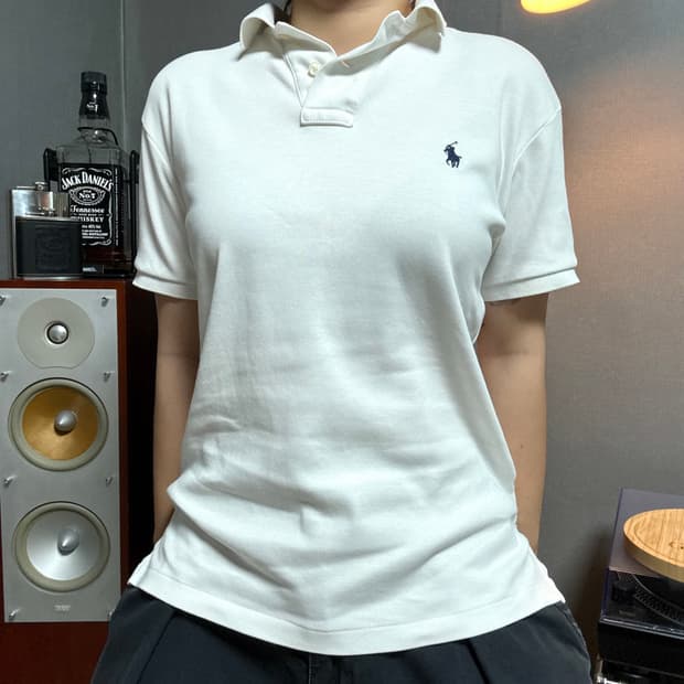 폴로랄프로렌 화이트 pk반팔티