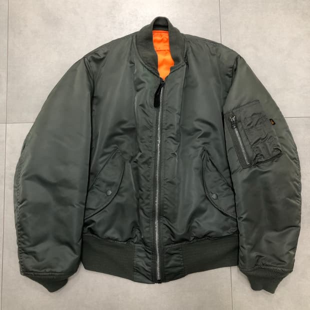 알파인더스트리 ma-1 마원 미국 usa 항공점퍼 자켓 M