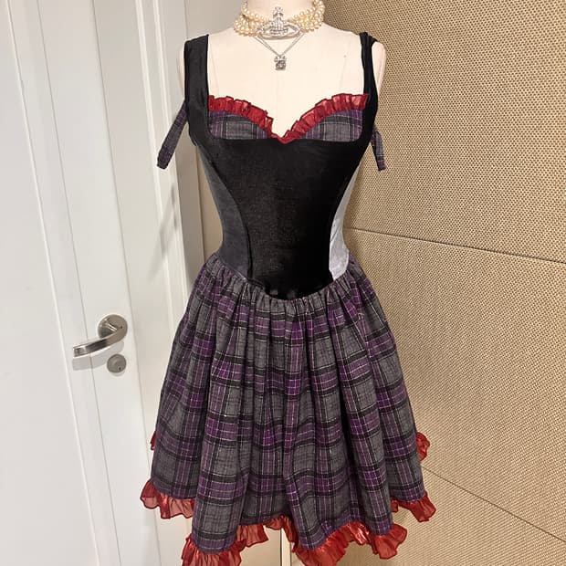 나나깔 코르셋 원피스