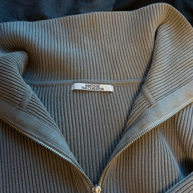 마티스 더 큐레이터 니트 집업 가디건