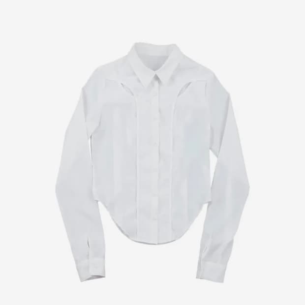 Chest Hole Nylon Shirt