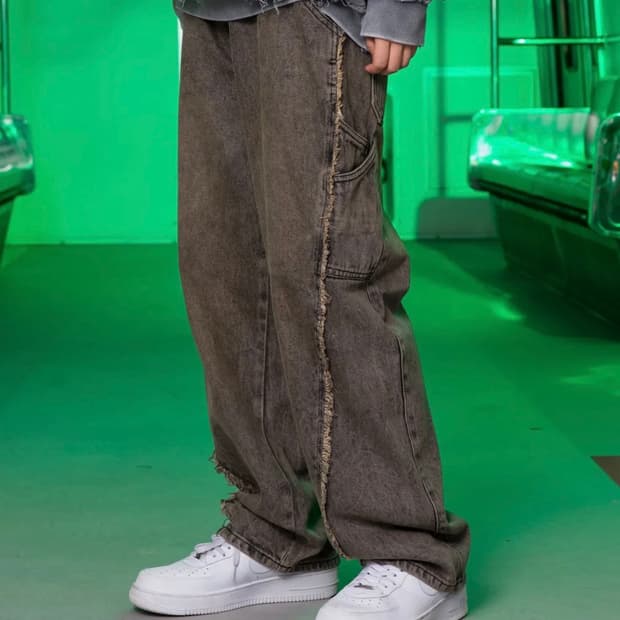 엑스톤즈 XP244 피레아 인시전 데님 바지