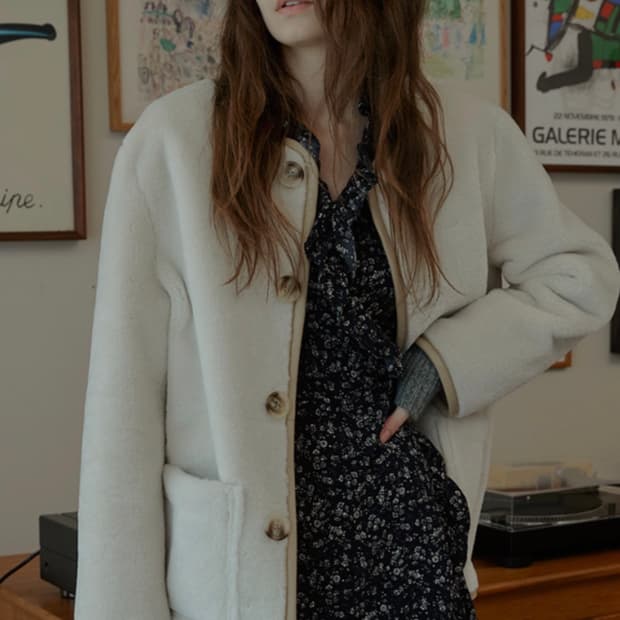 보카바카 리버시블 무스탕 